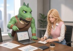 I'll write it down.のイラスト