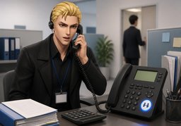 Hello, this is ~.のイラスト