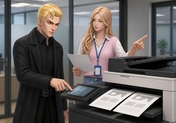 I'll print ~.のイラスト
