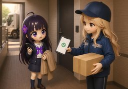 We'll ship ~ today.のイラスト