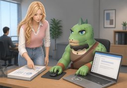 Please send ~ to ~.のイラスト