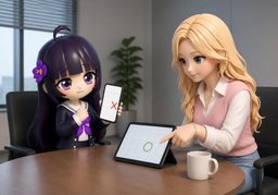 One possible solution is ~.のイラスト