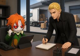 Please keep us posted.のイラスト