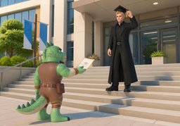 graduaciónのイラスト