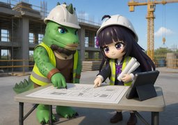 Let's make sure we're aligned.のイラスト