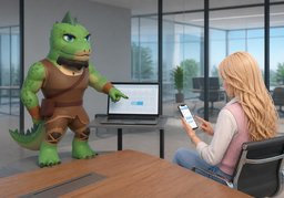 Send an invite.のイラスト