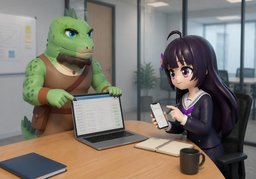 open itemsのイラスト
