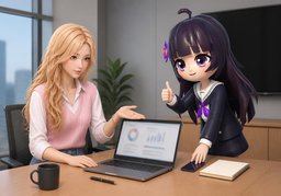 I'll keep in touch with you.のイラスト