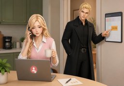 Could I ~ later?のイラスト