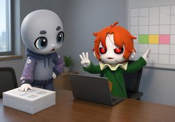 ~ will take ~.のイラスト