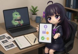 I did all I could do.のイラスト