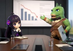 I see what you're saying.のイラスト