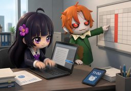 rush to ~のイラスト