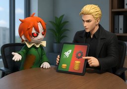 differences between ~ and ~のイラスト