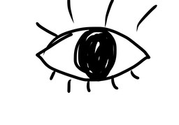 眼のイラスト