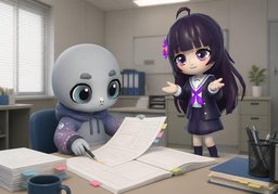 It appears to be ~.のイラスト