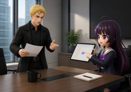 if you could find timeのイラスト