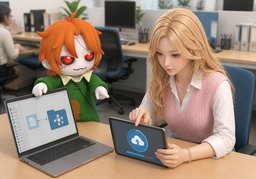 Could you transfer ~ to ~?のイラスト