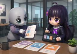 Can you give me some ideas on ~?のイラスト