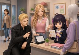 make ~ more ~.のイラスト