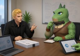 Could we consider ~?のイラスト