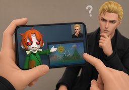 Your screen is frozen.のイラスト
