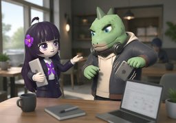 I didn't even notice ~ go off.のイラスト