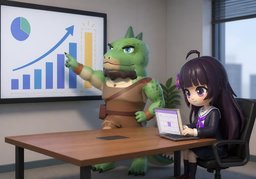 capitalize on ~のイラスト
