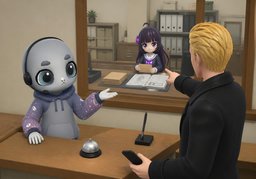 Which ~ would you like to talk to?のイラスト