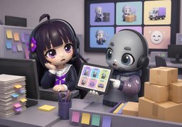 ~ do a lot for ~!のイラスト