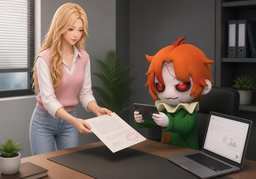 Would you happen to have ~?のイラスト