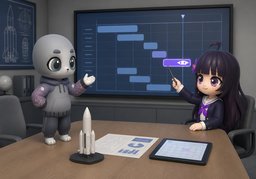 in the near futureのイラスト