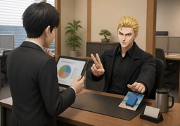 You said something about ~.のイラスト