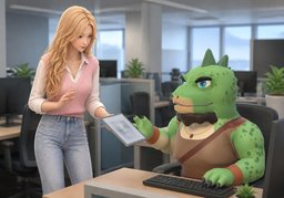 Could I interrupt you for a second?のイラスト