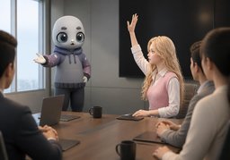 Raise your hand if you want to ~.のイラスト