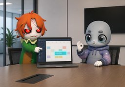 Could we meet at ~ instead of ~?のイラスト
