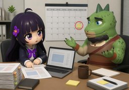 It might take ~.のイラスト