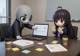 We can't spend any more time on ~.のイラスト