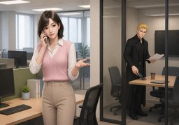Would you call again after ~?のイラスト