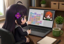 There's not much room left on ~.のイラスト
