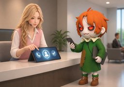 I'll have ~ contact you.のイラスト