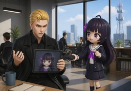Is ~ breaking up?のイラスト