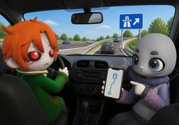 autovíaのイラスト