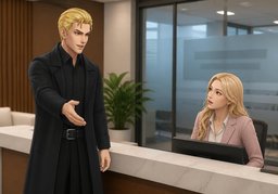 I'm sorry, you're ~?のイラスト
