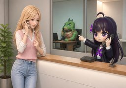 Please tell ~ I called.のイラスト