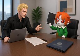 We concluded a contract regarding ~.のイラスト