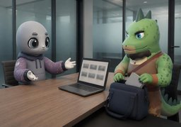 Why don't you finish ~ and go home?のイラスト