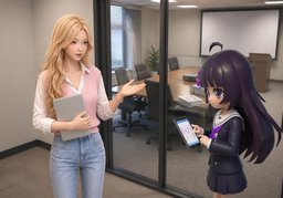 Let's delay ~ and meet at ~.のイラスト