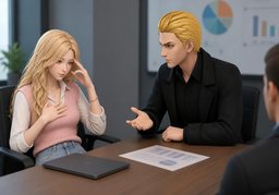 I don't feel right about ~.のイラスト