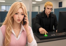 Please let me speak to your supervisor.のイラスト